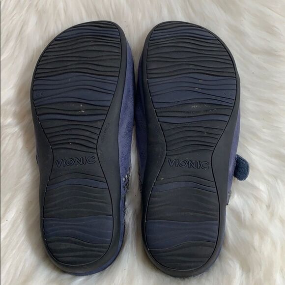 Vionic Telma Blue Mules Sz 9 - Picture 6 of 9